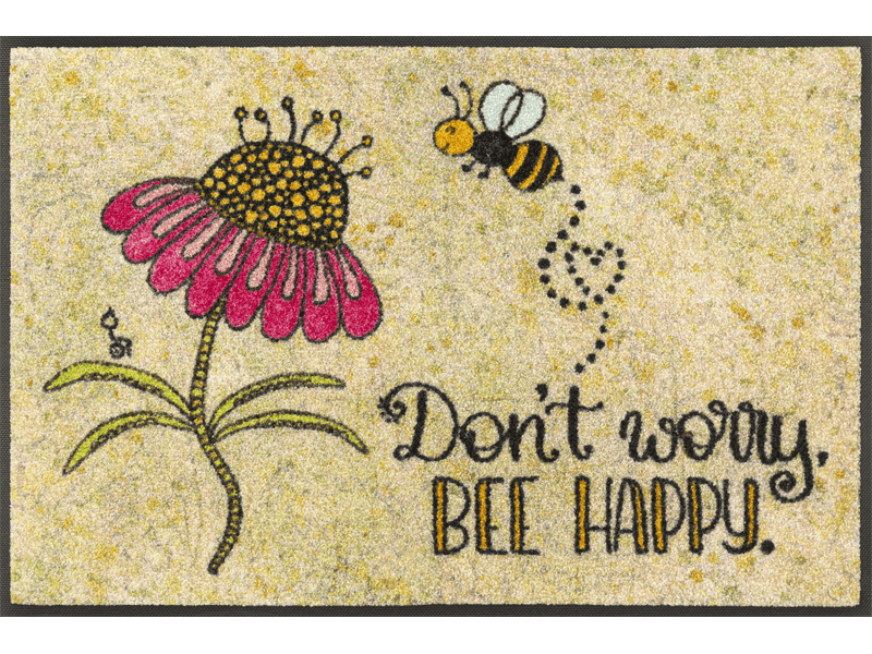 Bee Happy wash + dry Fußmatte