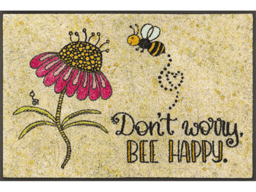 Bee Happy wash + dry Fußmatte