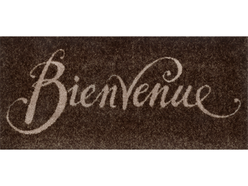 Bienvenue brown wash + dry Fußmatte