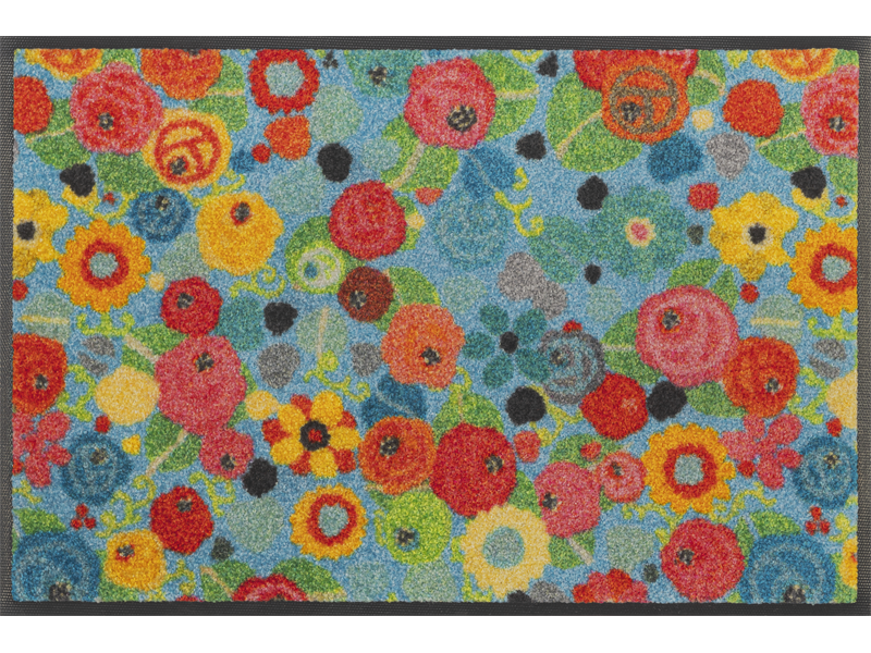 Flower Power wash + dry Fußmatte