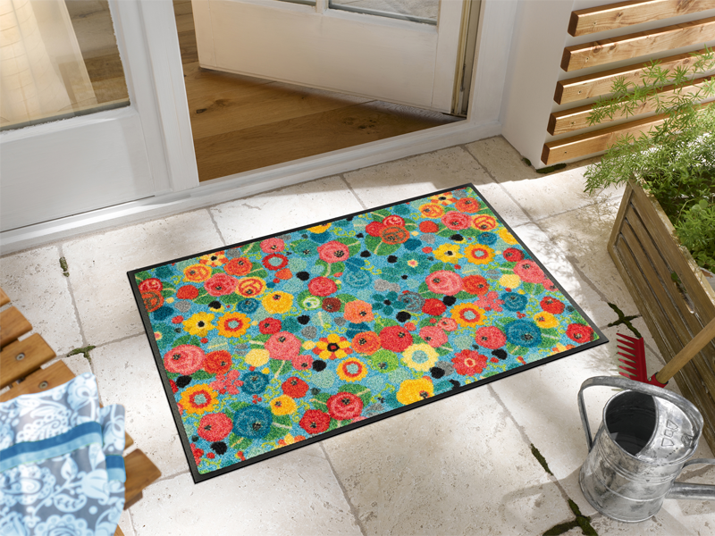 Flower Power wash + dry Fußmatte