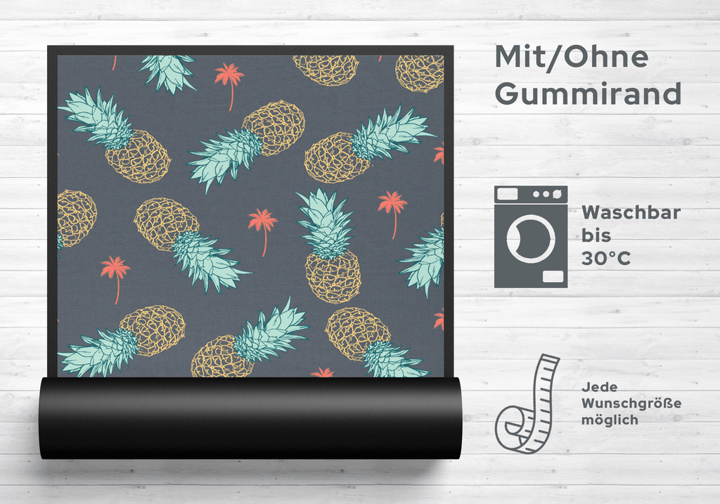 Fussmatte Ananas 7487
