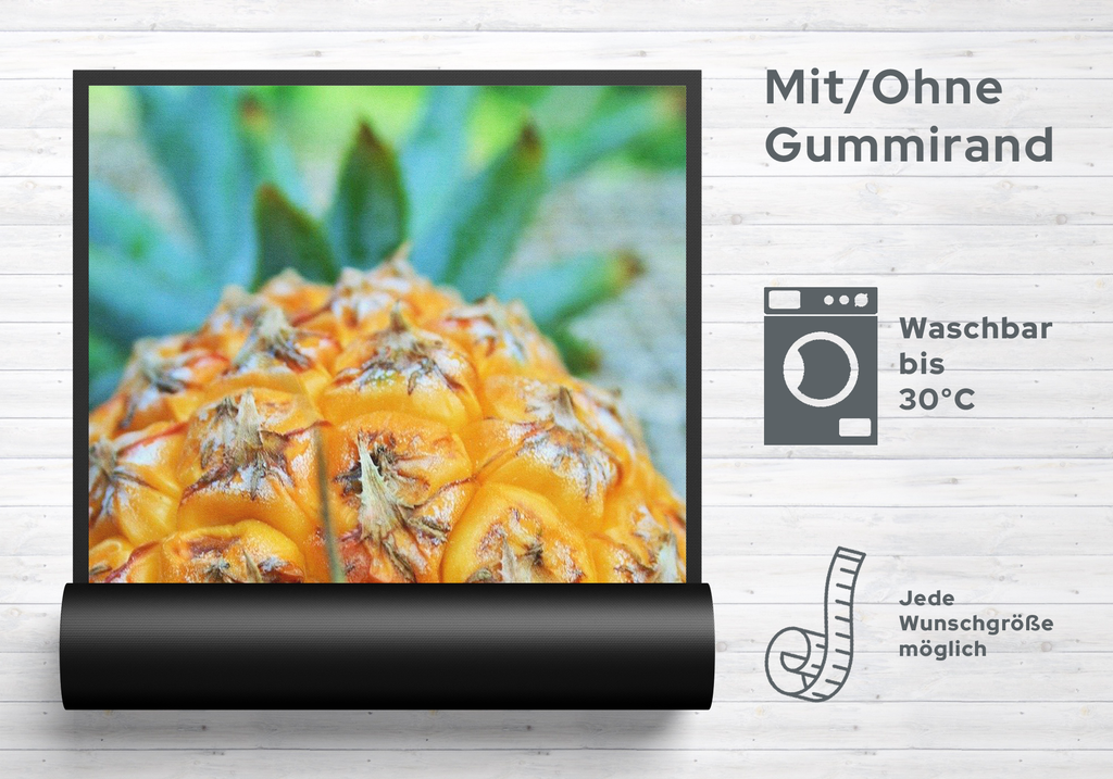 Fussmatte Ananas 7591