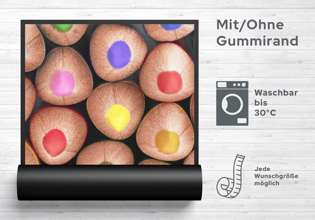 Fussmatte Bunte Stifte 7232