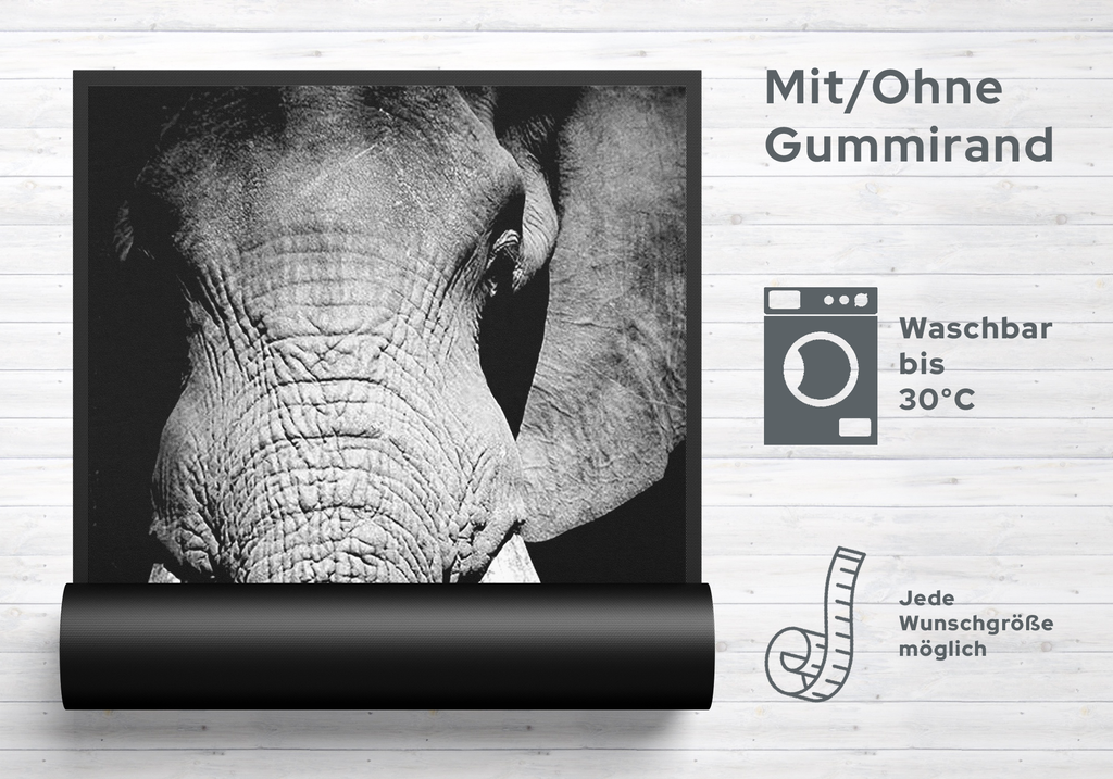 Fussmatte Elefant 7786