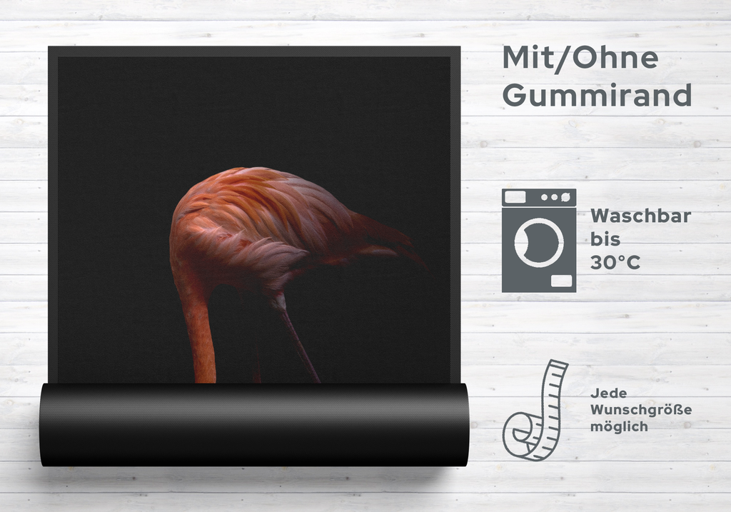 Fussmatte Flamingo 7260