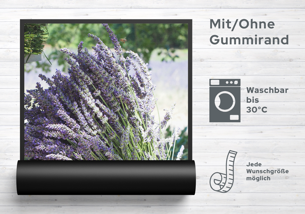 Fussmatte Lavendel 7597