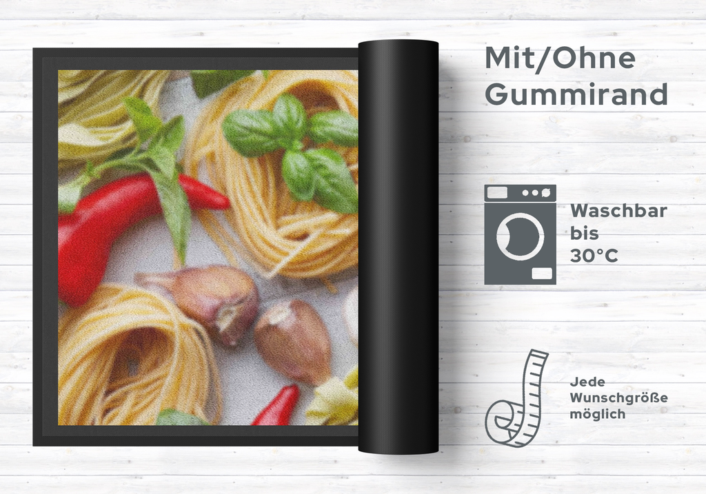 Küchenteppich Spaghetti 4438