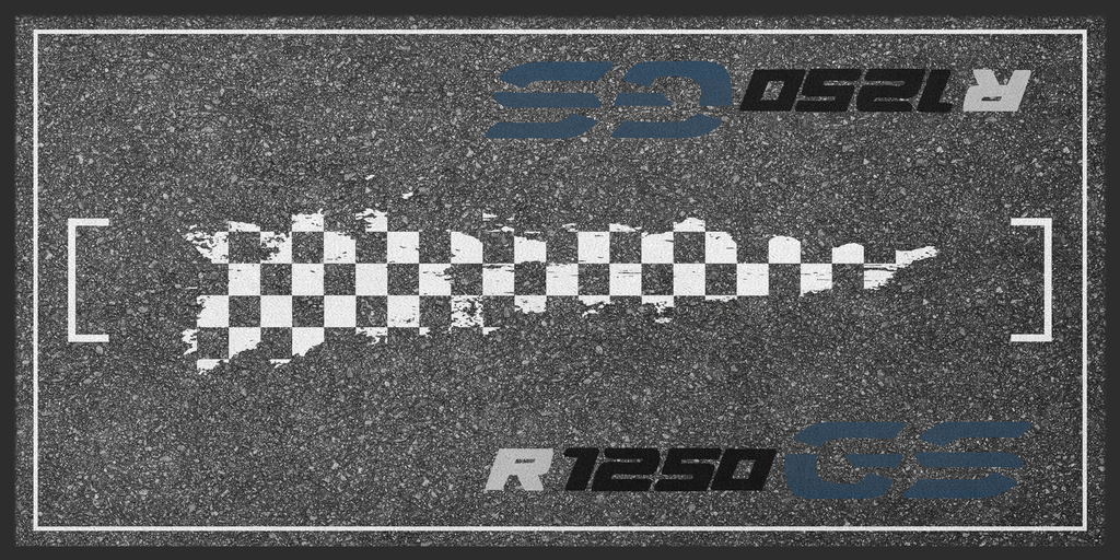 Motorradteppich BMW R 1250 GS GS Trophy