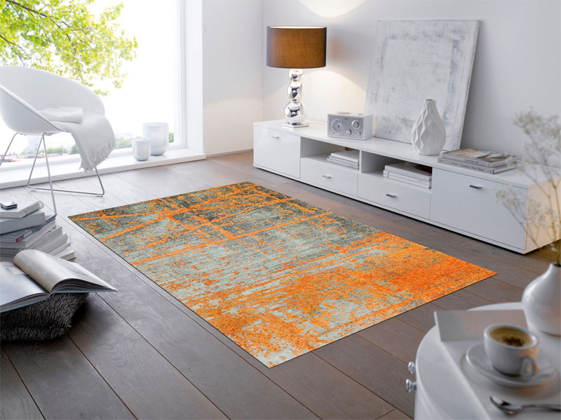 Rustic wash + dry Teppich