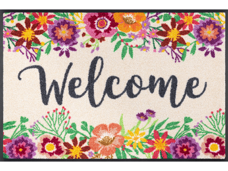 Welcome Blooming wash + dry Fußmatte