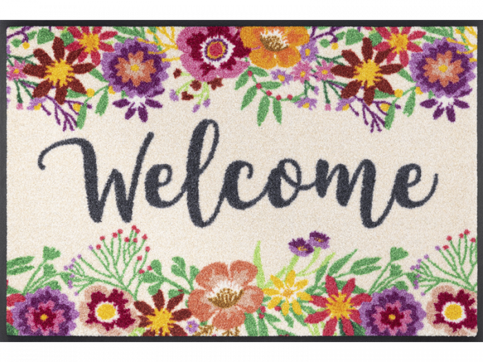 Welcome Blooming wash + dry Fußmatte