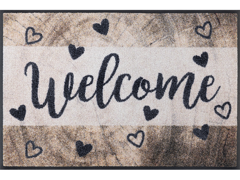 Wooden Welcome wash + dry Fußmatte