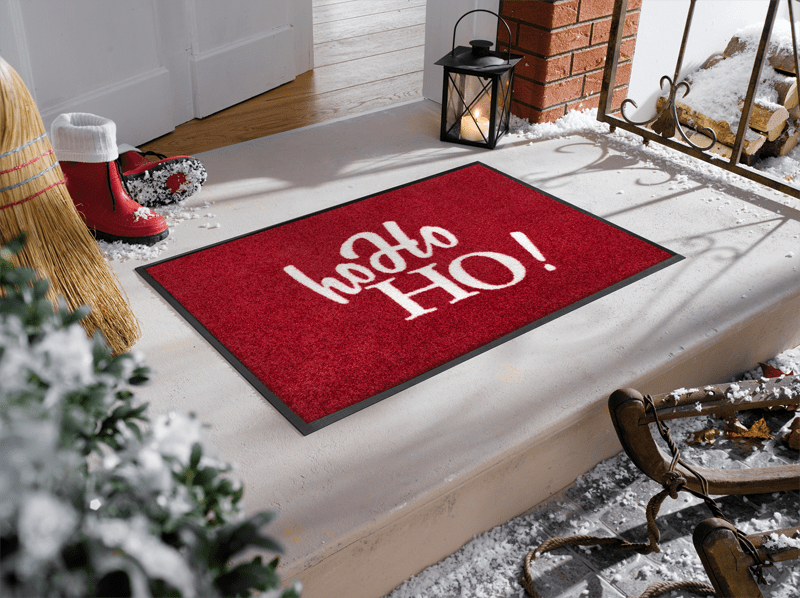 ho Ho HO! wash + dry Weihnachtsfußmatte