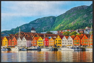 Fussmatte Bergen Norwegen 10322