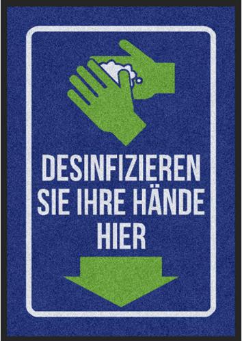 Fussmatte Hände desinfizieren 3005