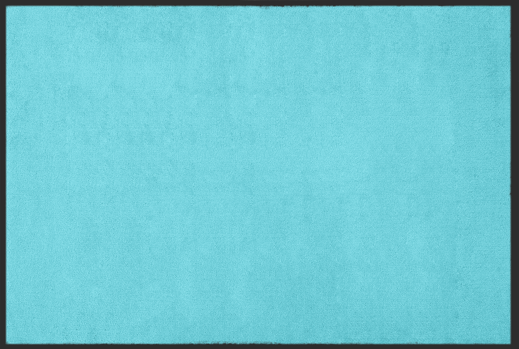 Fussmatte Hellblau