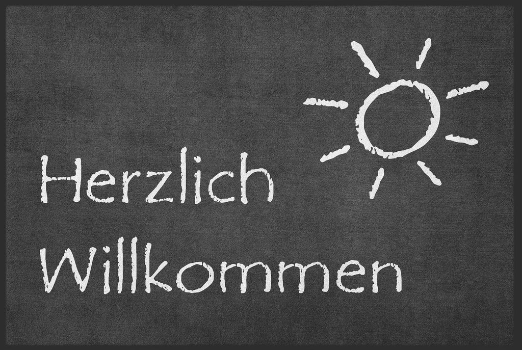 Fussmatte Herzlich Willkommen 10100