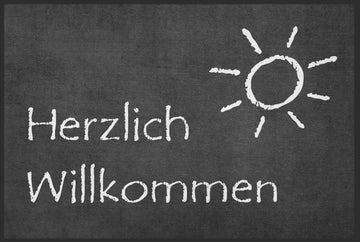 Fussmatte Herzlich Willkommen 10100