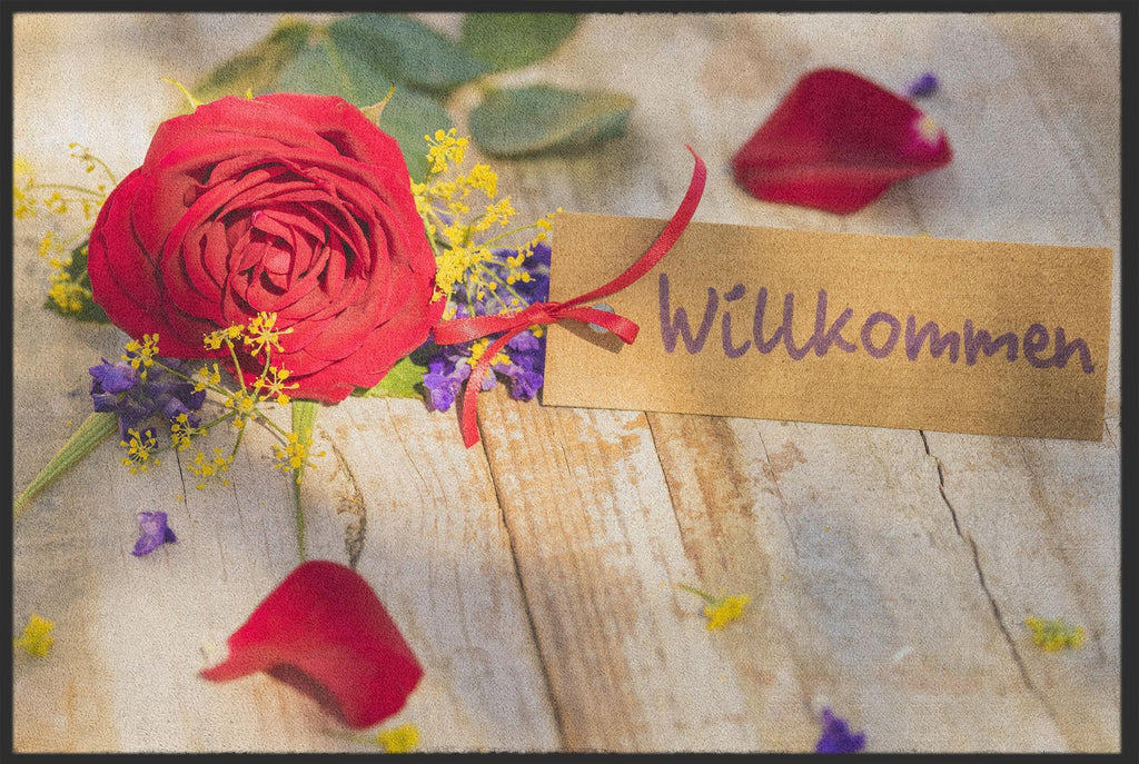 Fussmatte Willkommen 10091
