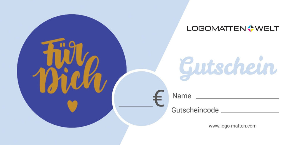 Logomatten Gutschein