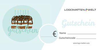 Logomatten Gutschein