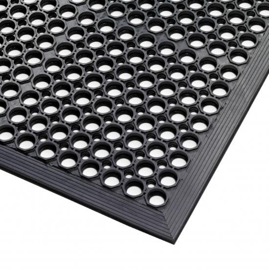 NOTRAX 562 Gummi-Arbeitsplatzmatte Matte mit abgeschrägten Kanten