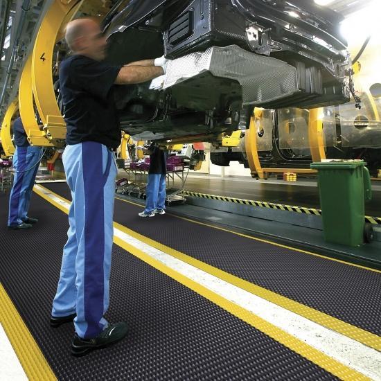 NOTRAX ANTI ERMÜDUNGSMATTE 782 SKY TRAX SCHWARZ/GELB