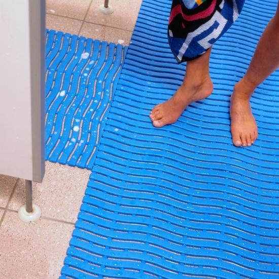 NOTRAX SCHWIMMBAD UND SAUNAMATTE535 SOFT-STEP BLAU