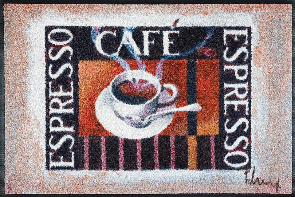 Fussmatte Espresso Break-Logomatten Welt