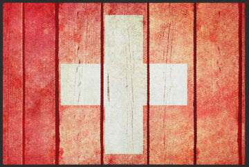 Fussmatte Flagge Schweiz 4336-Logomatten Welt