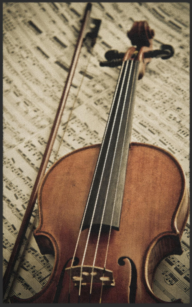 Fussmatte Geige 7310-Logomatten Welt