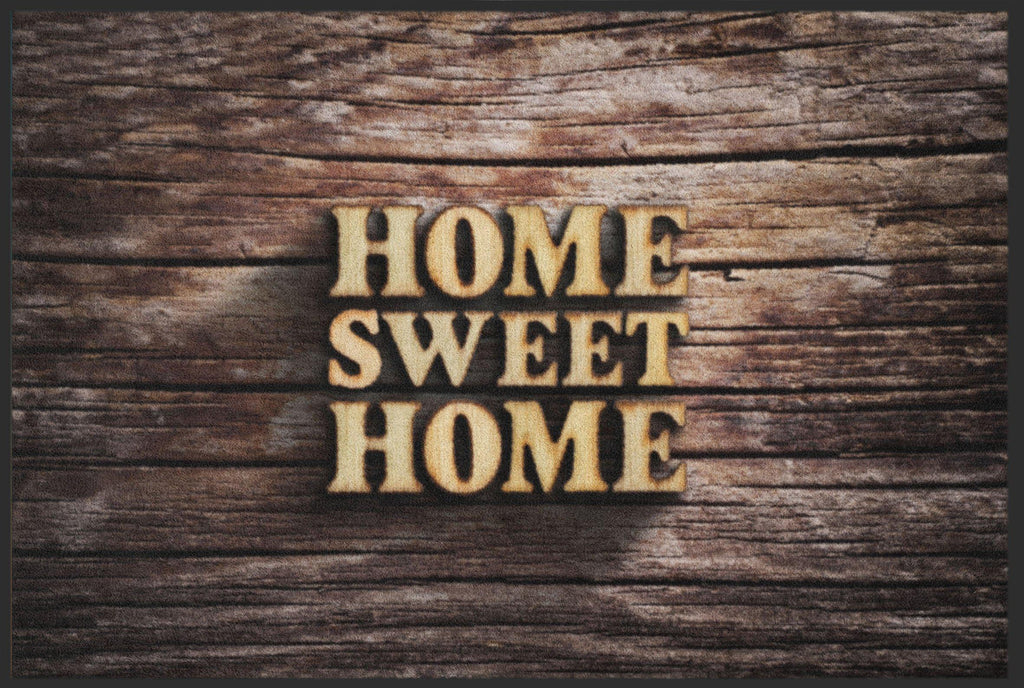 Fussmatte Home Sweet Home Holz 4248-Logomatten Welt