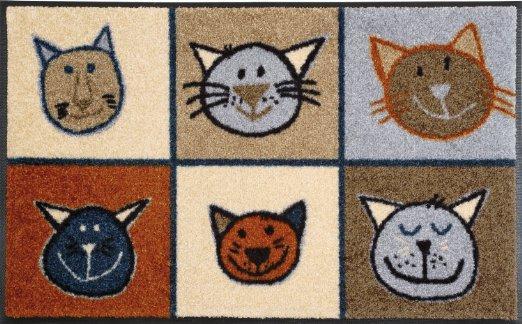 Fussmatte Miau Miau-Logomatten Welt