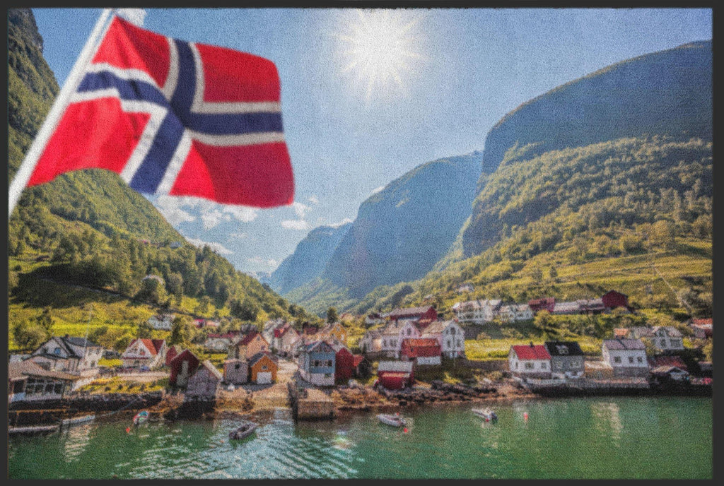 Fussmatte Norwegen 4487-Logomatten Welt