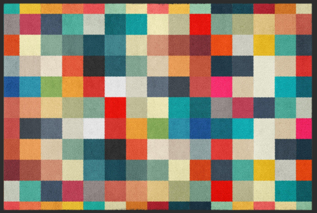 Fussmatte Pixel 4711-Logomatten Welt