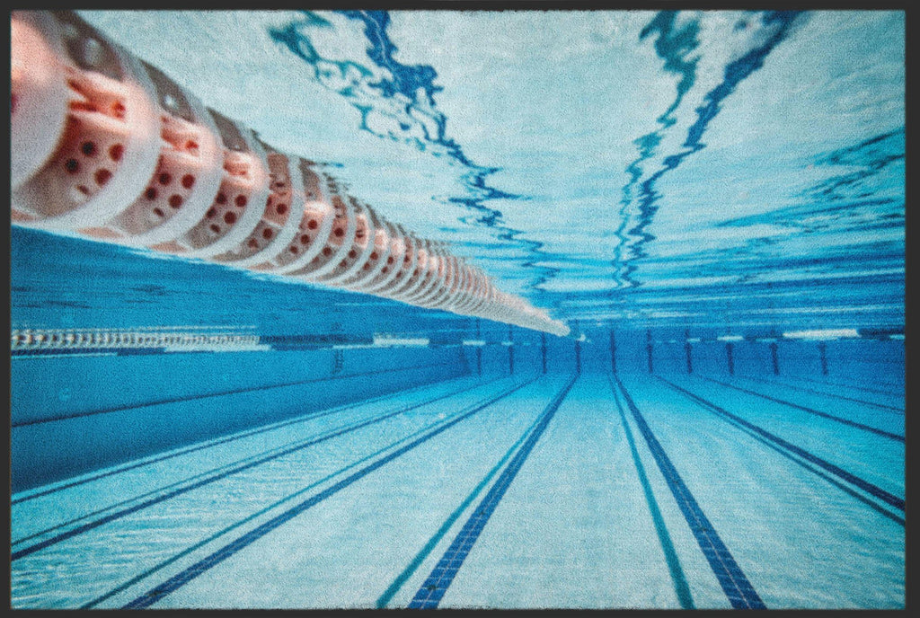 Fussmatte Schwimmen 6061-Logomatten Welt
