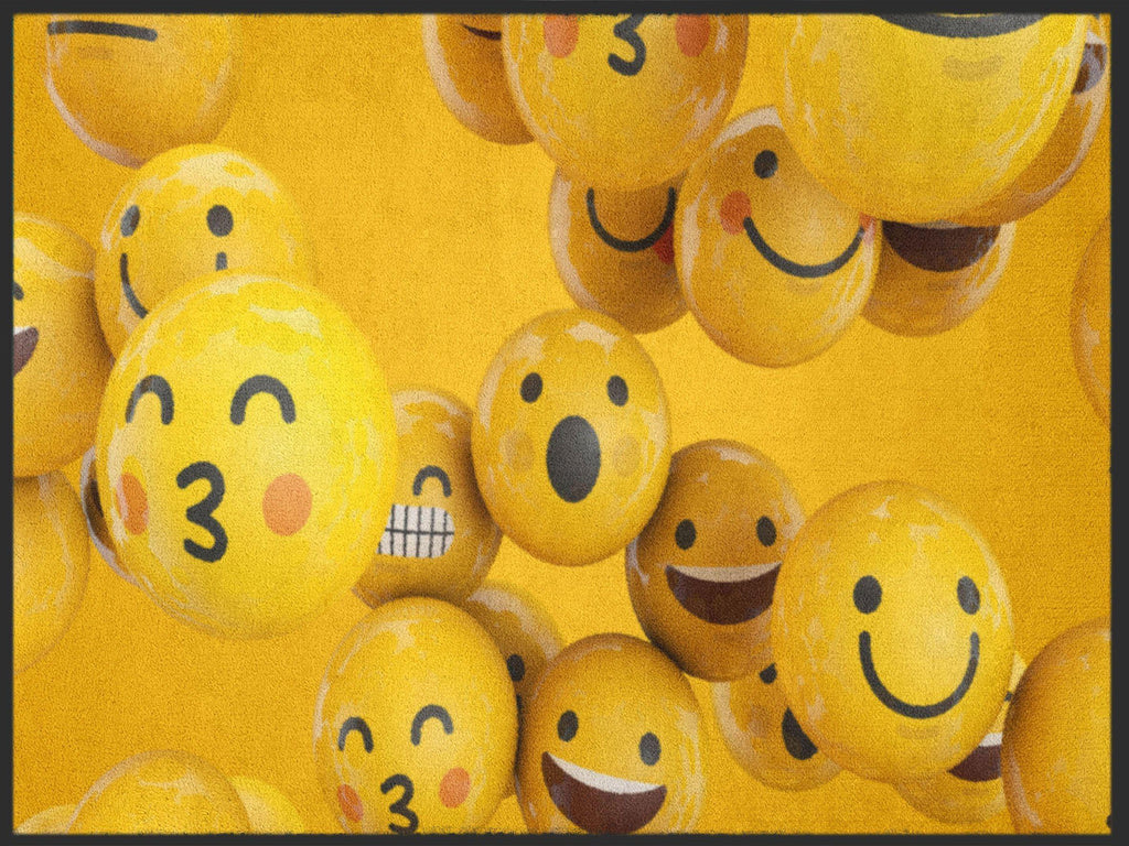 Fussmatte Smiley 4959-Logomatten Welt