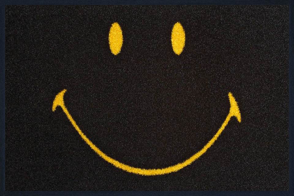 Fussmatte Smiley Face postiv-Logomatten Welt