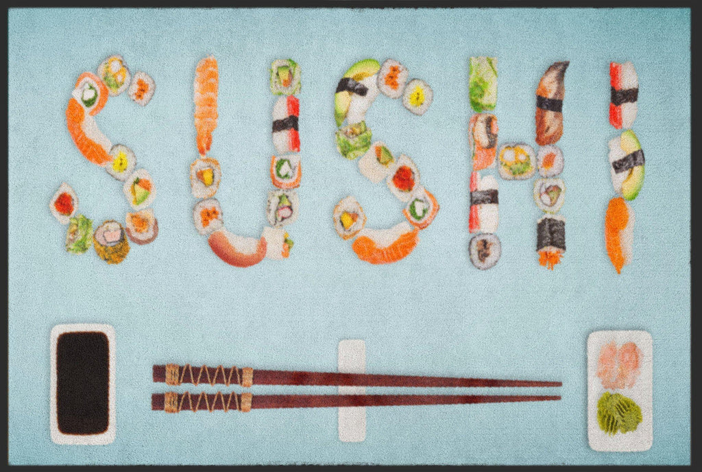 Fussmatte Sushi 5040-Logomatten Welt
