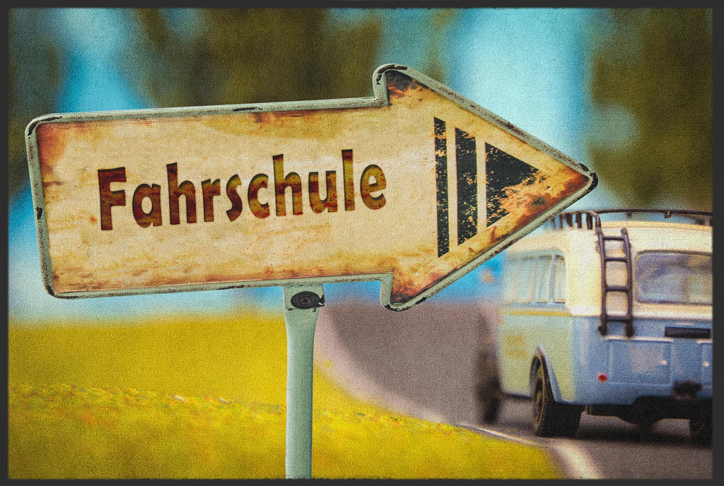 Fussmatte Welcome Fahrschule 5097-Logomatten Welt