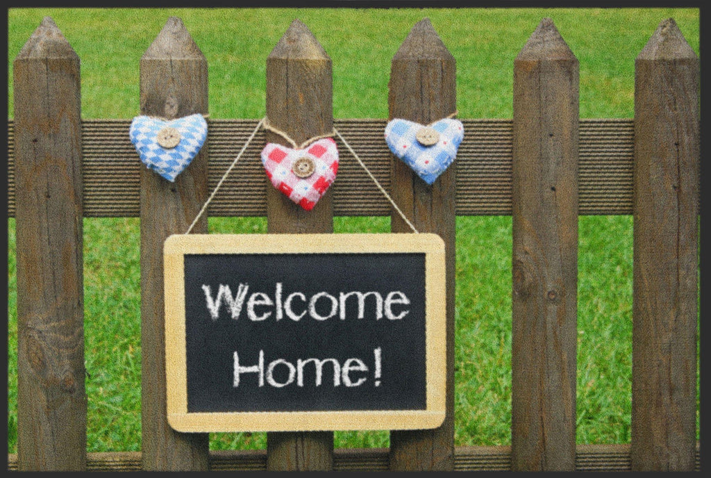 Fussmatte Welcome Home Gartenzaun 4155-Logomatten Welt
