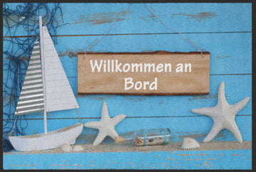 Fussmatte Willkommen an Bord 4783-Logomatten Welt